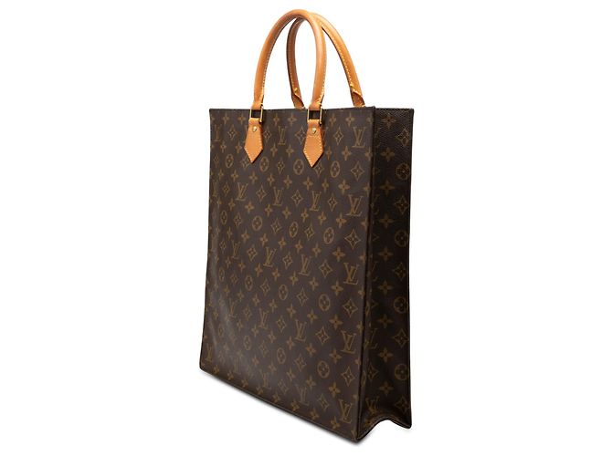 Louis Vuitton Brown Monogram Sac Plat Marrone - vista 2