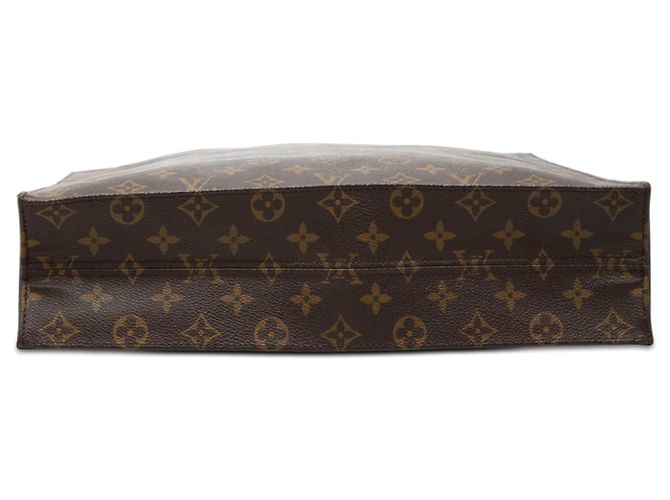 Louis Vuitton Brown Monogram Sac Plat Marrone - vista 3