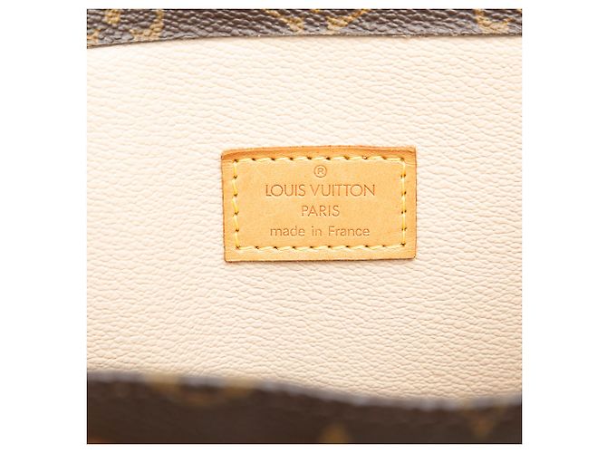 Louis Vuitton Brown Monogram Sac Plat Marrone - vista 5