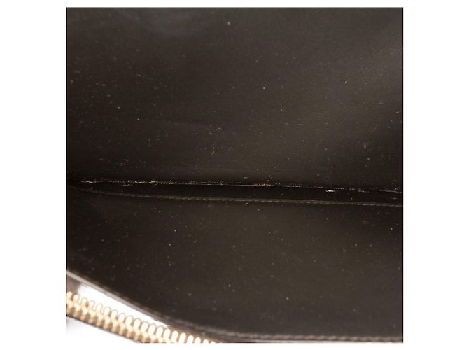 Cartera con correa y placa de logotipo en piel de becerro negra Dolce & Gabbana Negro - vista 4