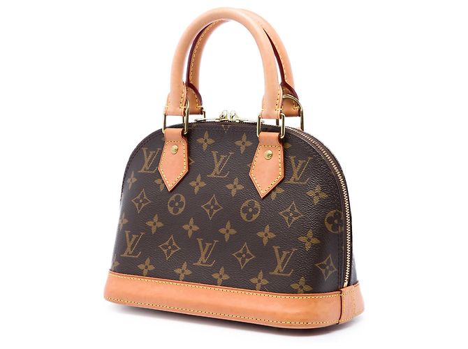 Louis Vuitton Brown Monogram Alma BB Castaño - vista 2