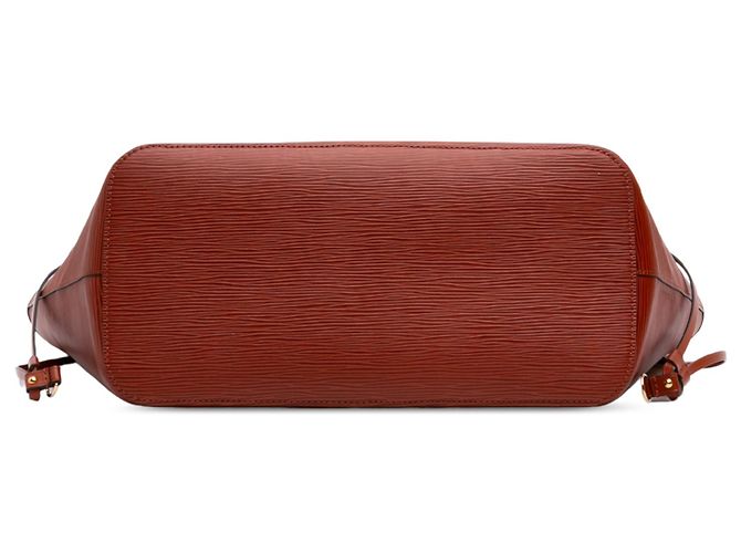 Louis Vuitton Brown Epi Neverfull MM Marrone - vista 3