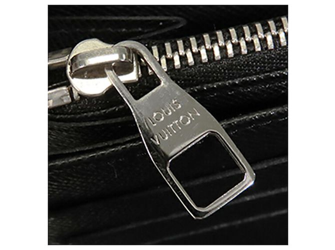 Cartera Louis Vuitton Black Damier Graphite Zippy Organizer Negro - vista 11