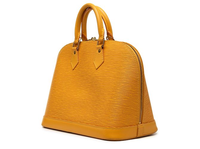 Louis Vuitton Yellow Epi Alma PM - view 2