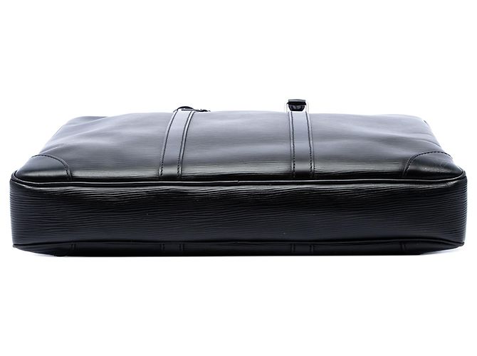 Louis Vuitton Black Epi Porte Documents Voyage Nero - vista 3
