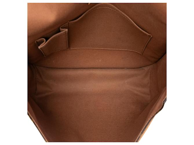 Louis Vuitton Brown Monogram Bosphore Messenger GM Marrone - vista 4