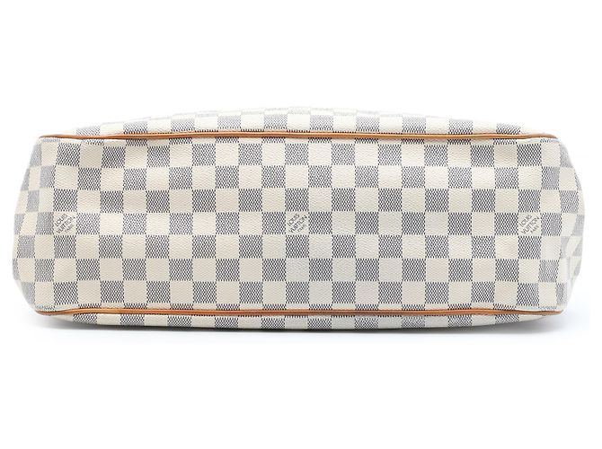Louis Vuitton White Damier Azur Batignolles Horizontal Bianco - vista 3