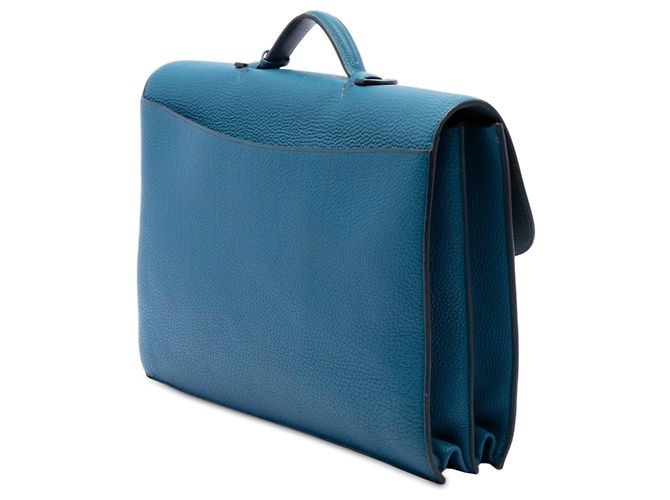 Hermès Blue Togo Sac A Depeches 38 - vista 2