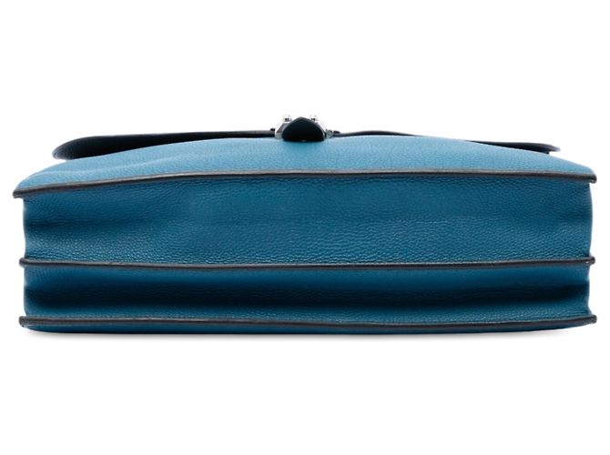 Hermès Blue Togo Sac A Depeches 38 - vista 3