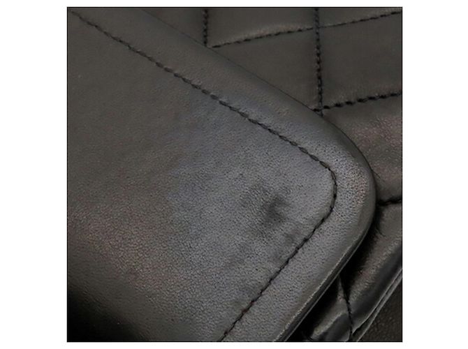 Chanel Black Small Classic Lambskin Double Flap Nero - vista 15