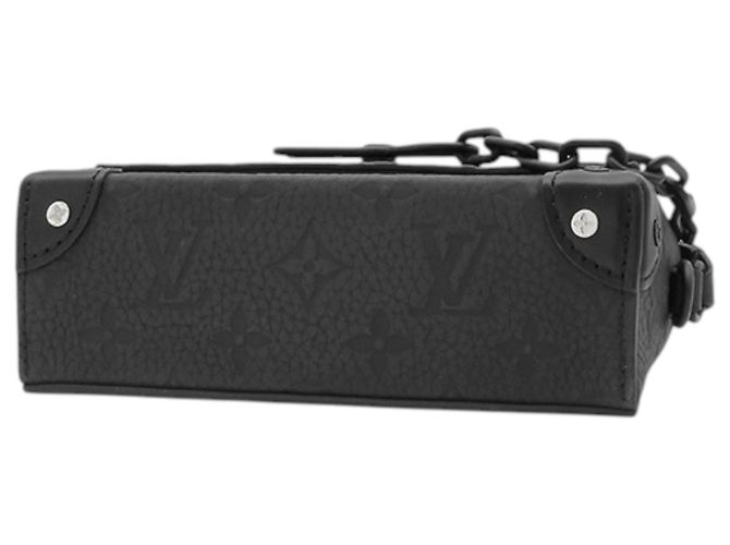 Portefeuille Porter Louis Vuitton Steamer Monogram Taurillon Noir - vue 3