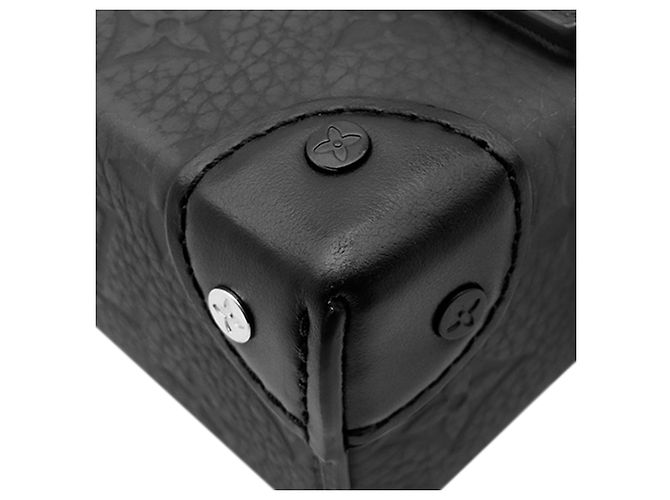 Portefeuille Porter Louis Vuitton Steamer Monogram Taurillon Noir - vue 9