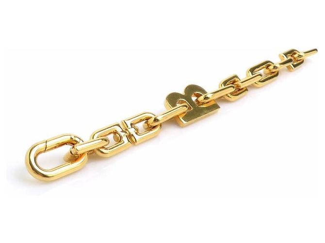 Bracciale Balenciaga B Chain D'oro - vista 4