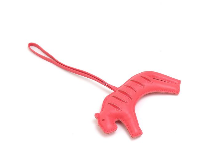 Hermès Hermes L'Ouvrier Agneau Milo Handbag Charm Rosa - vista 2