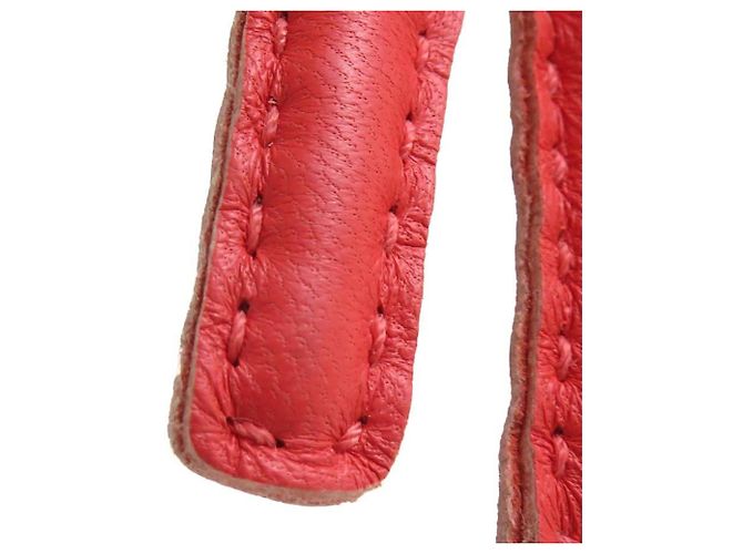 Hermès Hermes L'Ouvrier Agneau Milo Handbag Charm Rosa - vista 7
