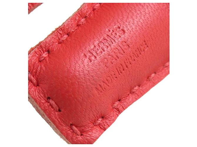 Hermès Hermes L'Ouvrier Agneau Milo Handbag Charm Rosa - vista 8