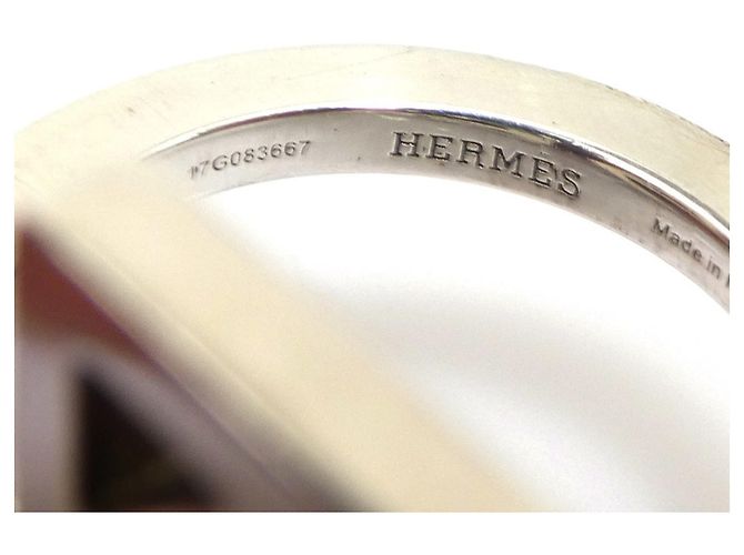 Hermès Chaine d'Ancre Game Band Ring Silber - Ansicht 7
