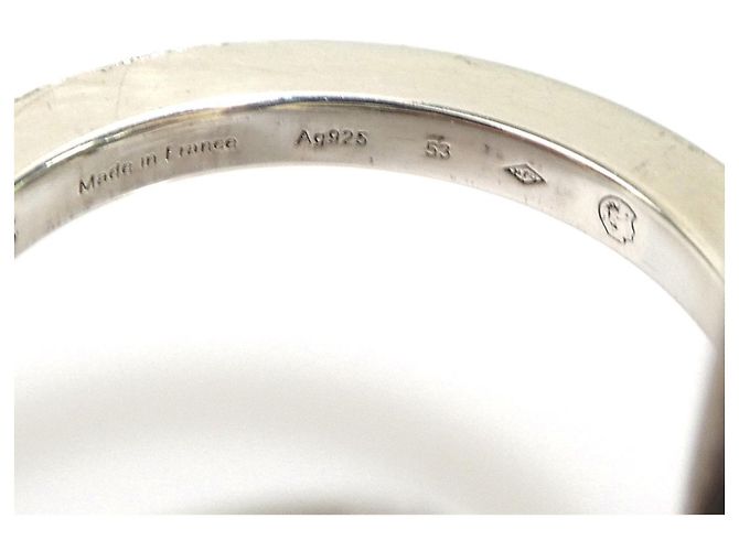 Hermès Chaine d'Ancre Game Band Ring Silber - Ansicht 8