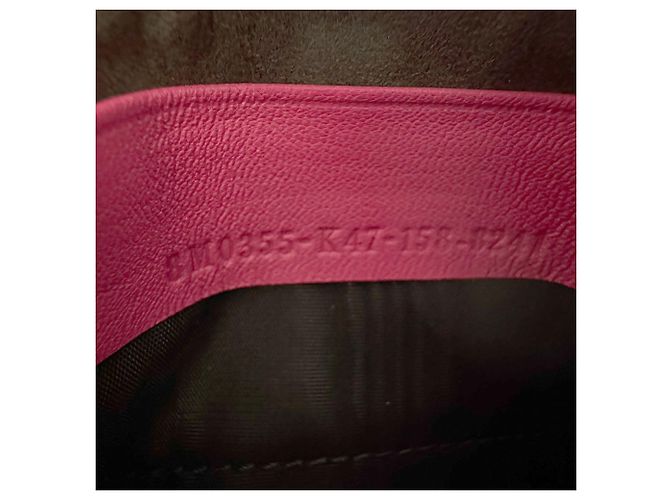 Borsa a tracolla Fendi Micro Peekaboo Rosa - vista 13