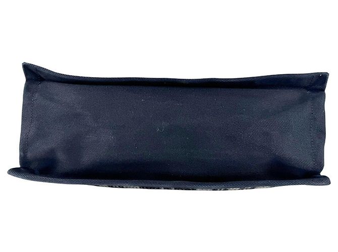 Borsa Tote Saint Laurent Rive Gauche Nero Bianco - vista 4