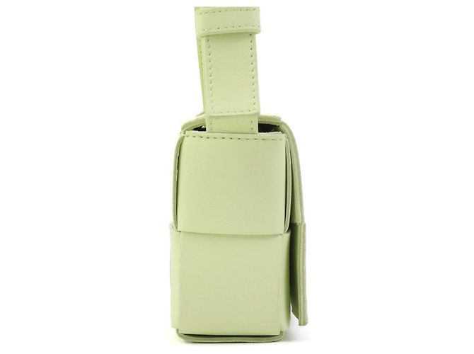 Borsa a tracolla e spalla Bottega Veneta Candy Cassette Giallo - vista 2