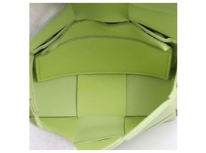 Borsa a tracolla e spalla Bottega Veneta Candy Cassette Giallo - vista 5