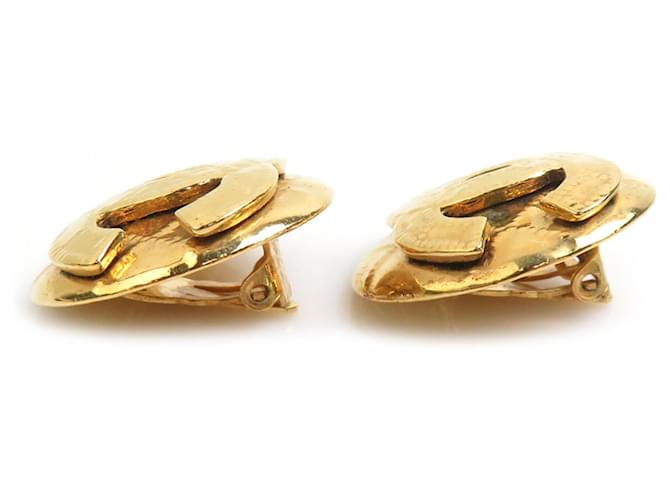 Orecchini a clip Chanel Gold D'oro - vista 2