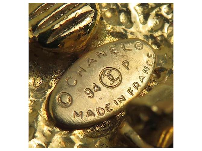 Orecchini a clip Chanel Gold D'oro - vista 7