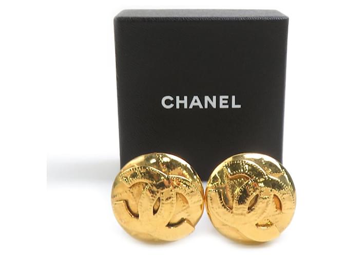 Orecchini a clip Chanel Gold D'oro - vista 8