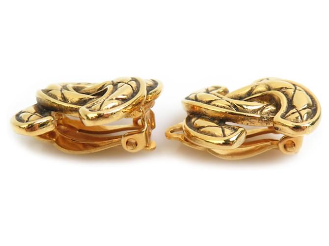 Orecchini a clip Chanel Gold D'oro - vista 2