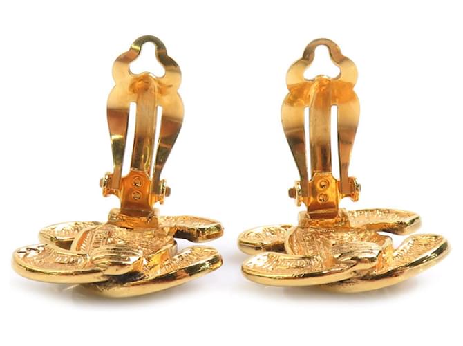 Orecchini a clip Chanel Gold D'oro - vista 5