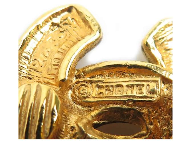 Orecchini a clip Chanel Gold D'oro - vista 7