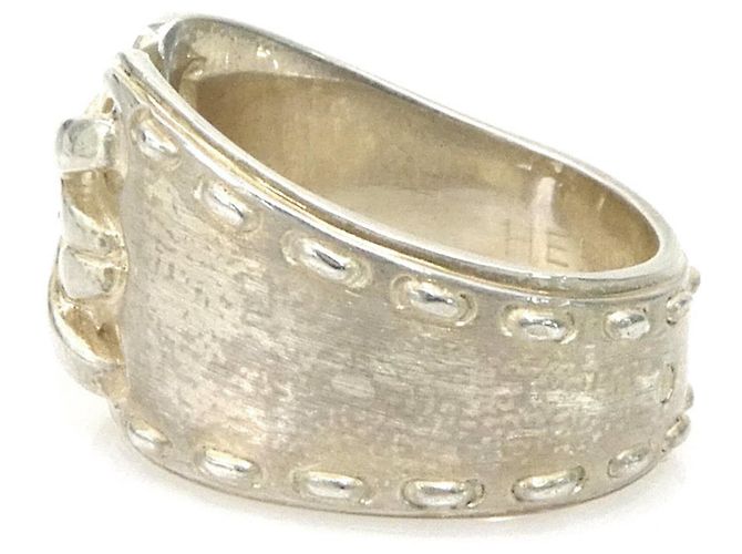 Ring Hermès Anillo Banda de Plata Hermes - vista 4