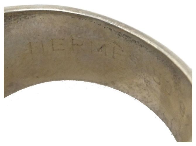 Ring Hermès Anillo Banda de Plata Hermes - vista 7
