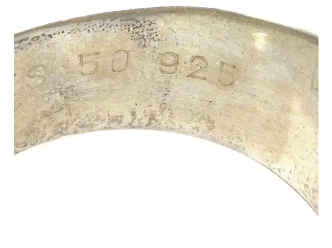 Ring Hermès Anillo Banda de Plata Hermes - vista 8