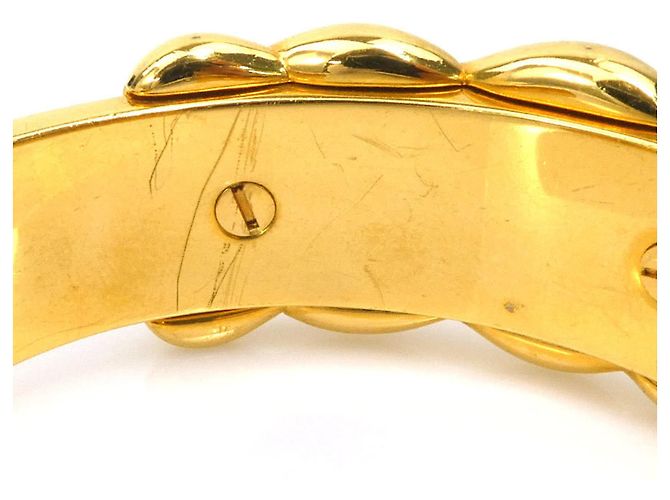 Hermès Bracciale Rigido in Pelle Nera e Oro Hermes Nero D'oro - vista 6