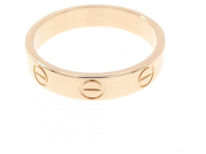 Anillo Mini Love de Cartier en oro rosa - vista 2