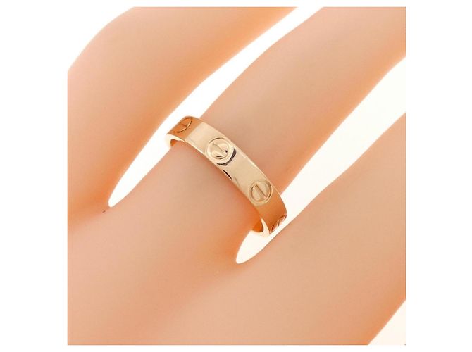 Anillo Mini Love de Cartier en oro rosa - vista 4