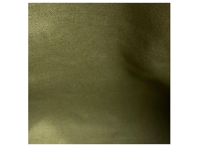 Céline Borsa Boston Celine in tela e pelle Brown Khaki Marrone Cachi - vista 10