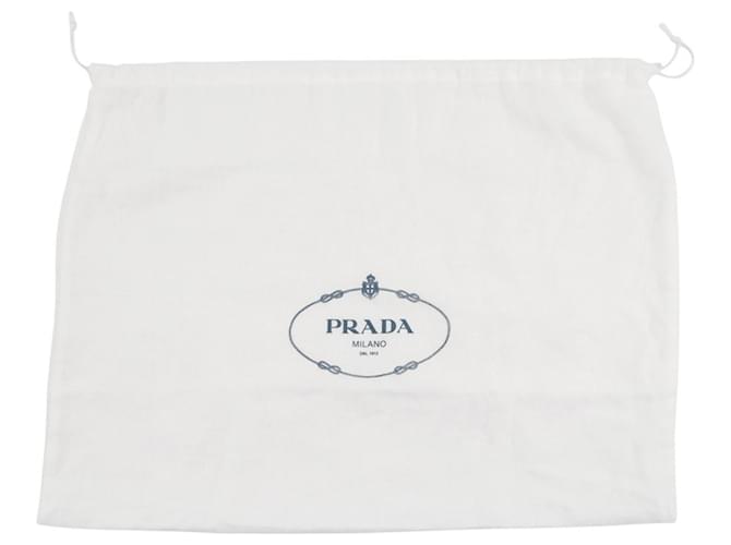 Mini borsa in pelle Prada Dangle Bianco - vista 13