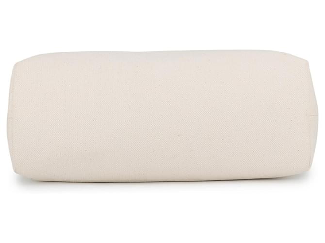 Céline Celine Horizontal Cabas Canvas Tragetasche Braun Roh - Ansicht 3
