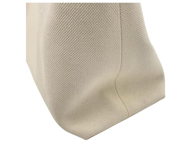 Céline Celine Horizontal Cabas Canvas Tragetasche Braun Roh - Ansicht 9