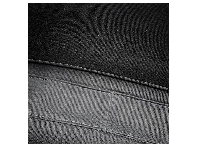 Céline Celine Triomphe Horizontal Medium Schultertasche Schwarz Weiß - Ansicht 8