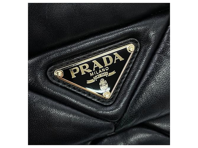 Bolso Prada System Patchwork Leather Negro - vista 14