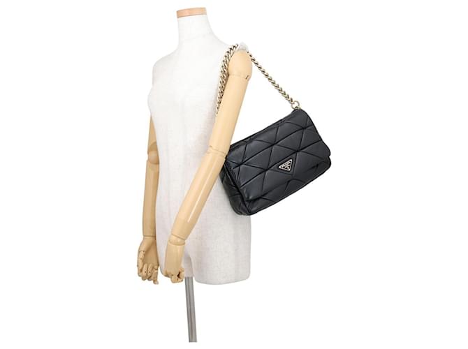 Bolso Prada System Patchwork Leather Negro - vista 4