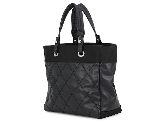 Borsa Tote Chanel Paris Biarritz Nero - vista 2