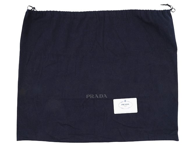 Zaino Prada in nylon e pelle nero e verde - vista 18