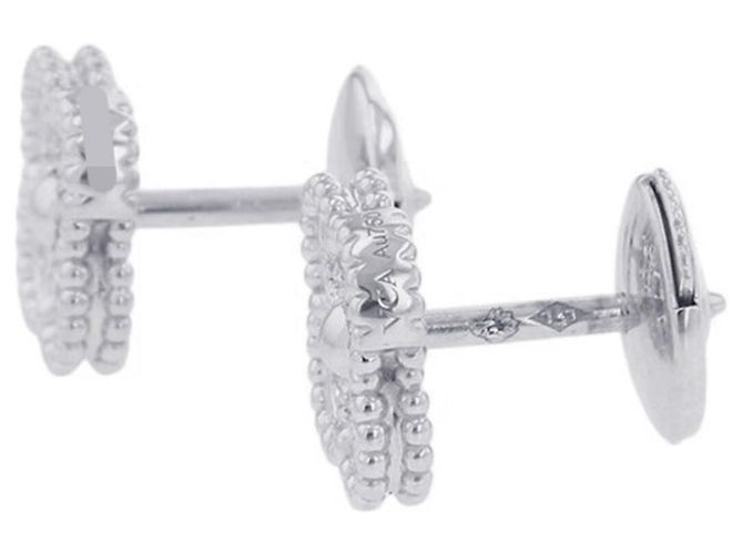 Pendientes Van Cleef & Arpels Sweet Alhambra Diamantes - vista 2