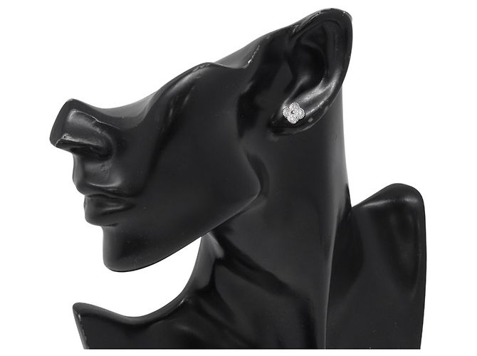 Pendientes Van Cleef & Arpels Sweet Alhambra Diamantes - vista 4