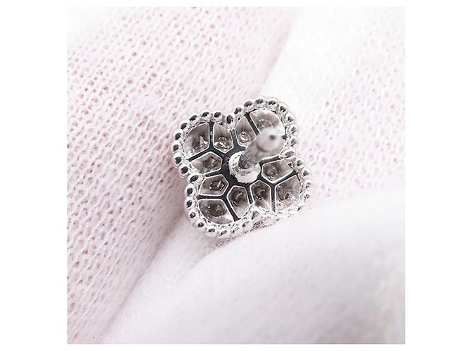 Pendientes Van Cleef & Arpels Sweet Alhambra Diamantes - vista 7